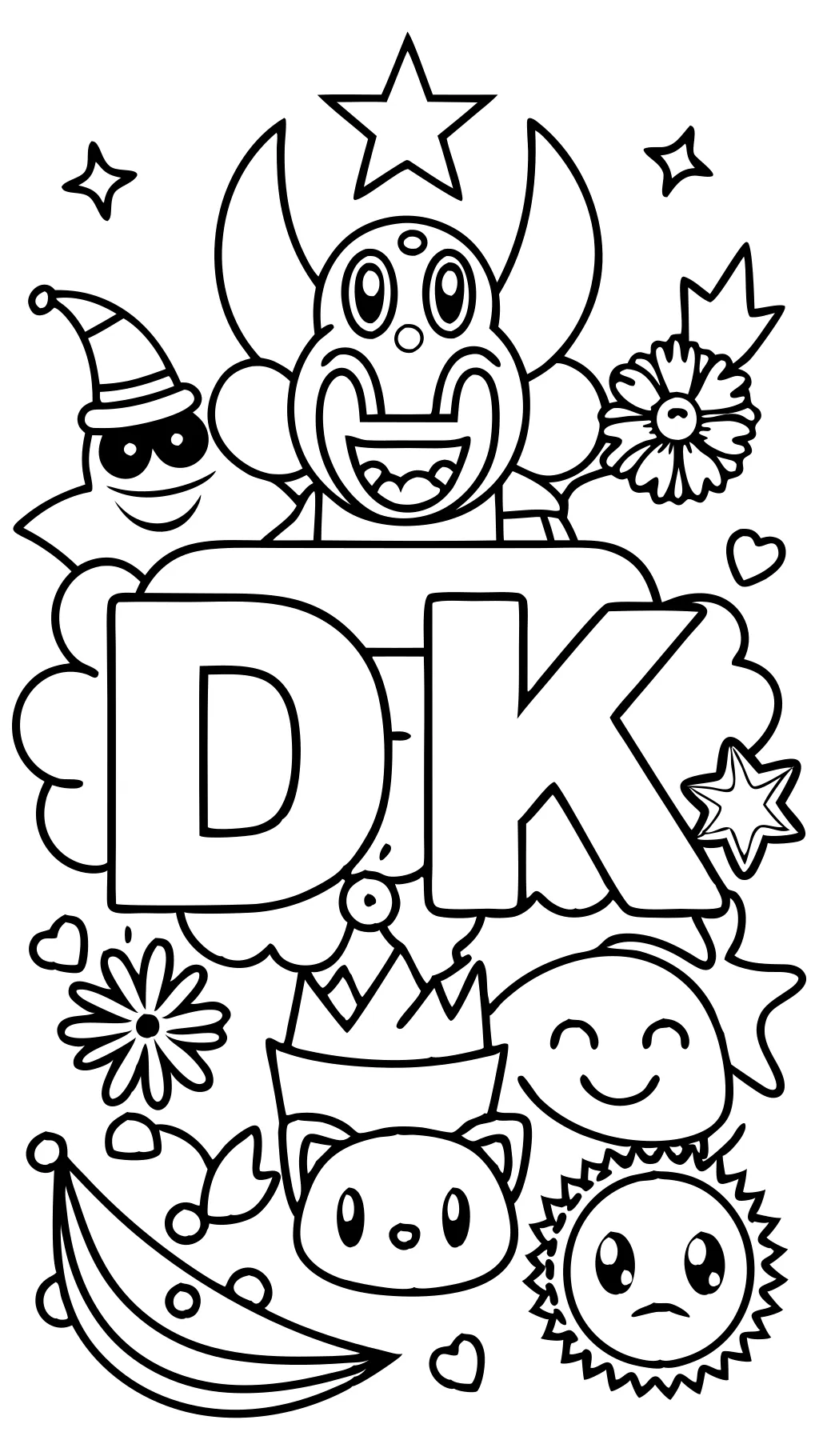 Páginas para colorear DK